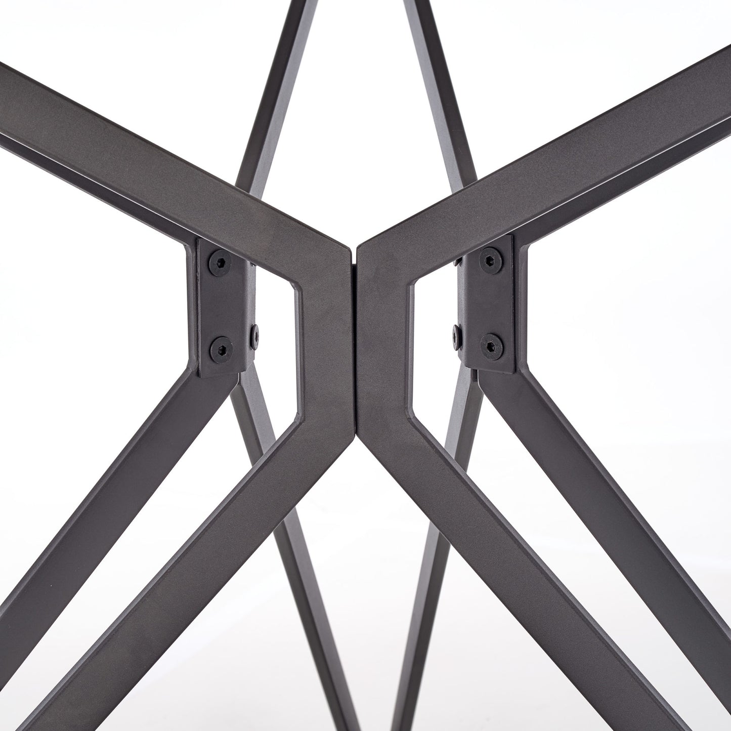 Kitchen Table East Singapore | size: Length: 120cm, Width: 120cm, Height: 76cm, Diameter: 120cm | color: White/Black | image: 3 | variant: 1006823
