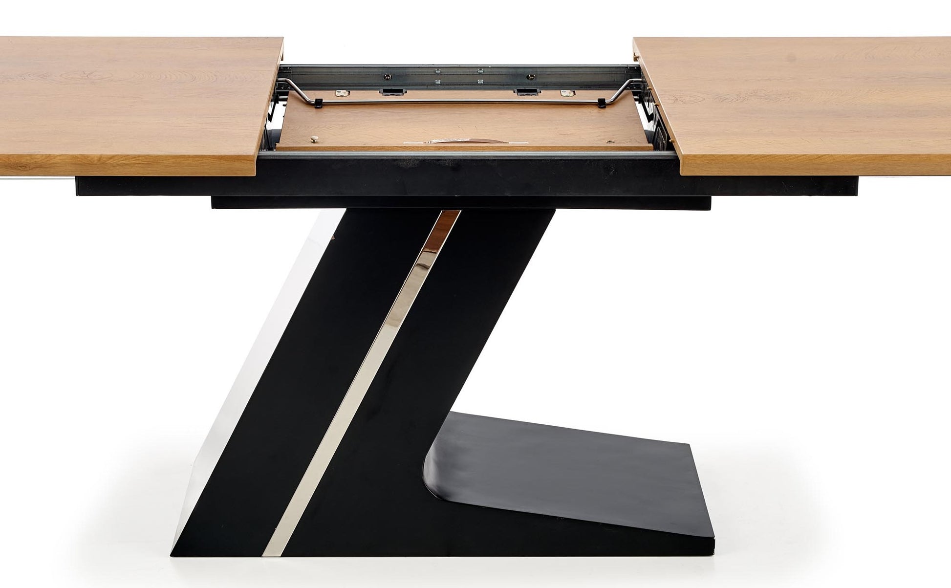 Kitchen Table East Soweto | size: Length: 90cm, Width: 220cm, Height: 75cm | color: Black/Oak | image: 7 | variant: 1006865