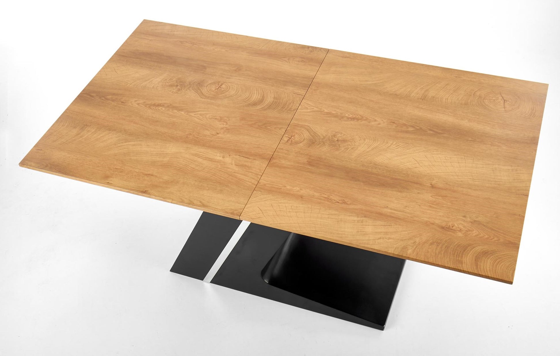 Kitchen Table East Soweto | size: Length: 90cm, Width: 220cm, Height: 75cm | color: Black/Oak | image: 8 | variant: 1006865