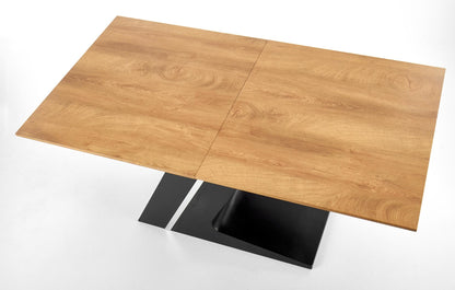 Kitchen Table East Soweto | size: Length: 90cm, Width: 220cm, Height: 75cm | color: Black/Oak | image: 8 | variant: 1006865