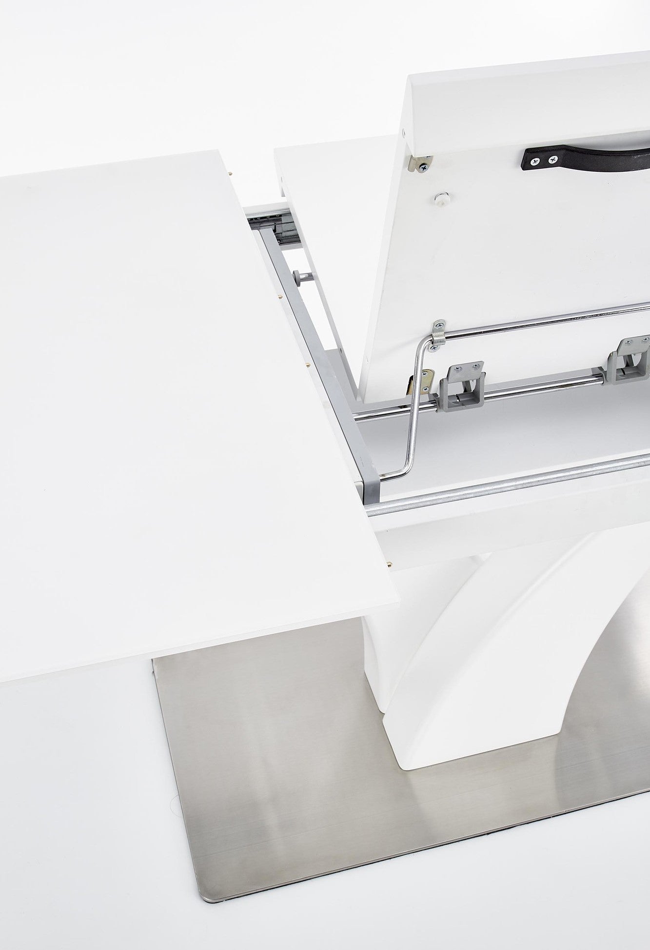 Kitchen Table East St Louis | size: Length: 80cm, Width: 180cm, Height: 75cm | color: White | image: 7 | variant: 1006862