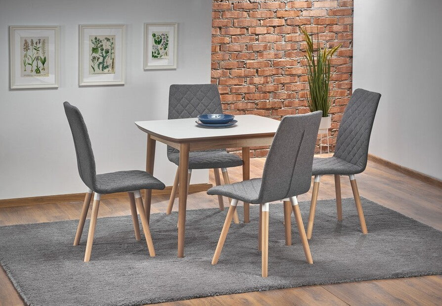 Kitchen Table East Sydney | size: Length: 80cm, Width: 190cm, Height: 75cm | color: White | image: 4 | variant: 1006824