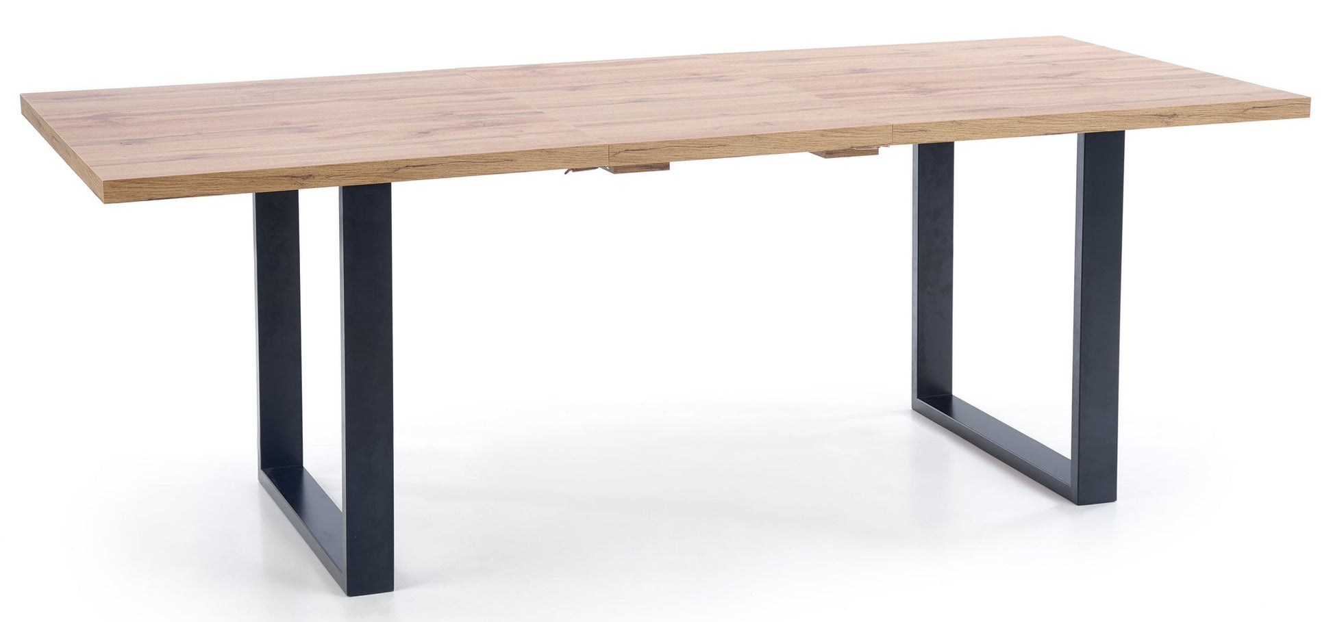 Kitchen Table East Taipei | size: Length: 85cm, Width: 185cm, Height: 74cm | color: Black/Oak | image: 2 | variant: 1006825