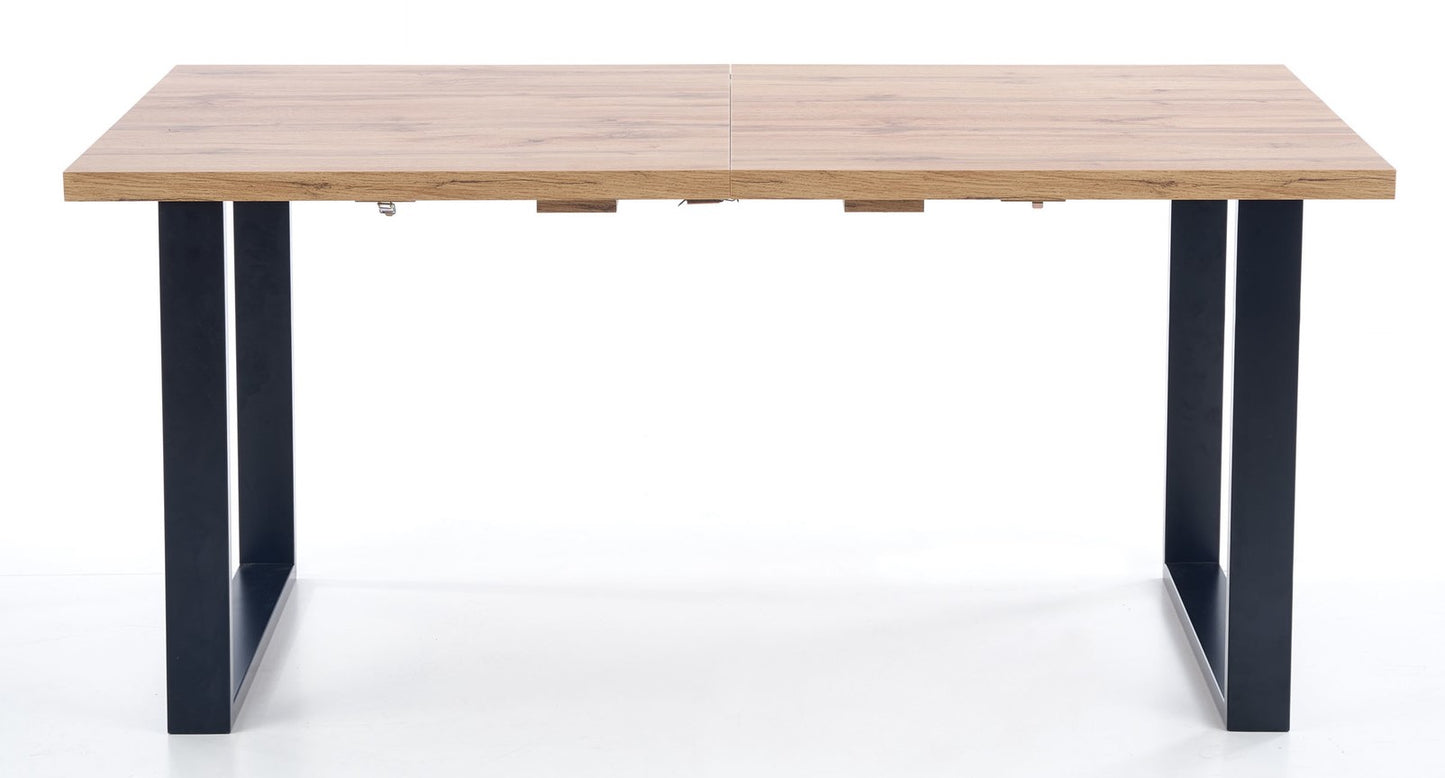 Kitchen Table East Taipei | size: Length: 85cm, Width: 185cm, Height: 74cm | color: Black/Oak | image: 7 | variant: 1006825
