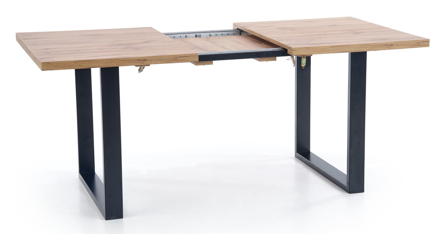 Kitchen Table East Taipei | size: Length: 90cm, Width: 210cm, Height: 74cm | color: Black/Oak | image: 2 | variant: 1006827