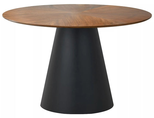 Kitchen Table East Tehran | size: Length: 120cm, Width: 120cm, Height: 75cm, Diameter: 120cm | color: Brown | image: 1 | variant: 1007952