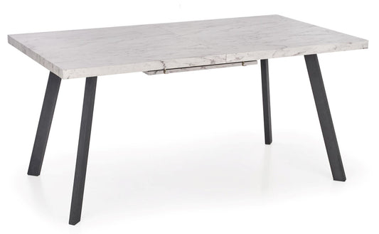 Kitchen Table East Tel Aviv | size: Length: 90cm, Width: 220cm, Height: 76cm | color: White/Marble/Black | image: 1 | variant: 1006828