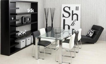 Kitchen Table East Troms | size: Length: 90cm, Width: 180cm, Height: 75cm | color: Chrome | image: 4 | variant: 1005781