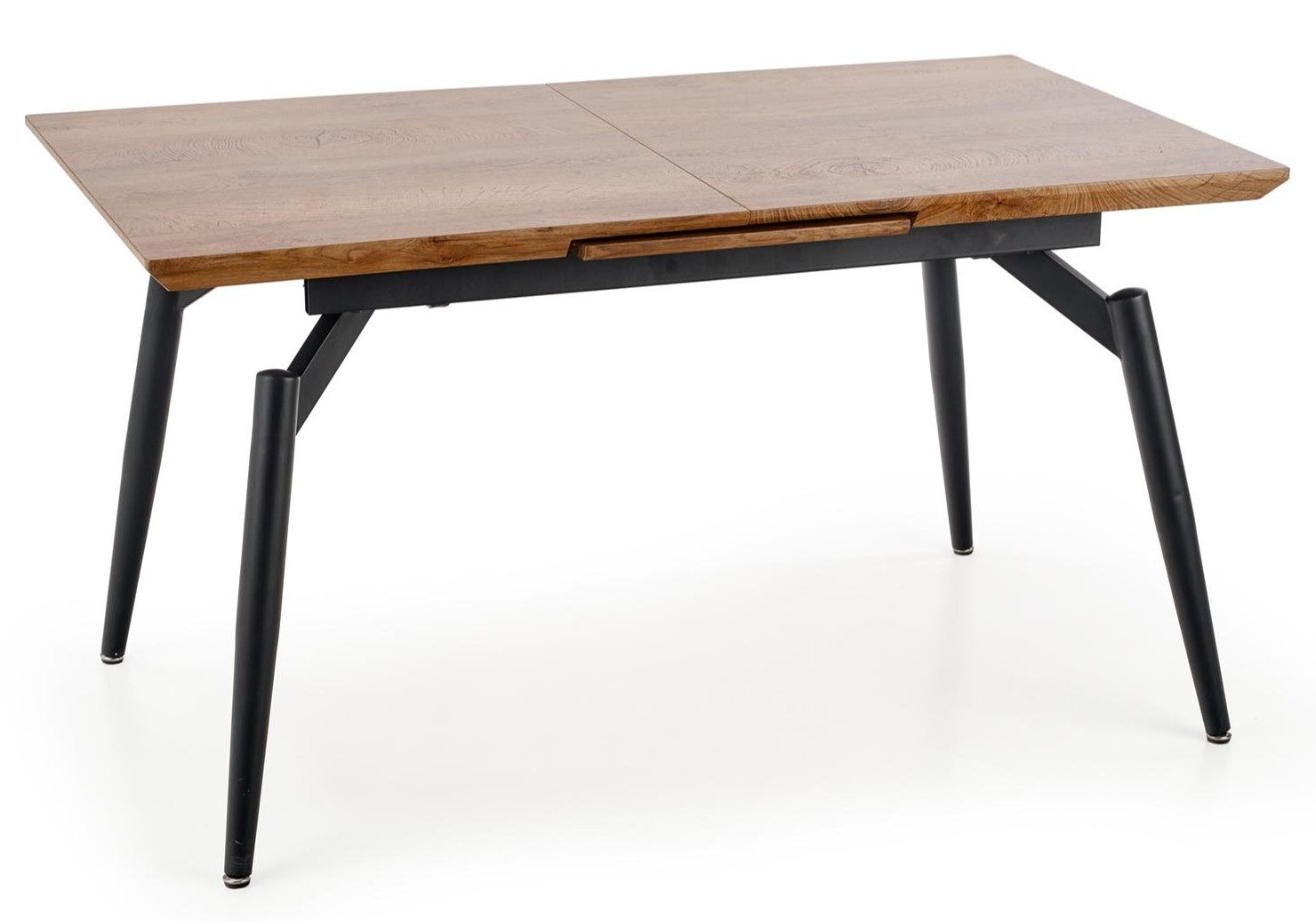 Kitchen Table East Vancouver | size: Length: 80cm, Width: 180cm, Height: 74cm | color: Black/Oak | image: 1 | variant: 1006831