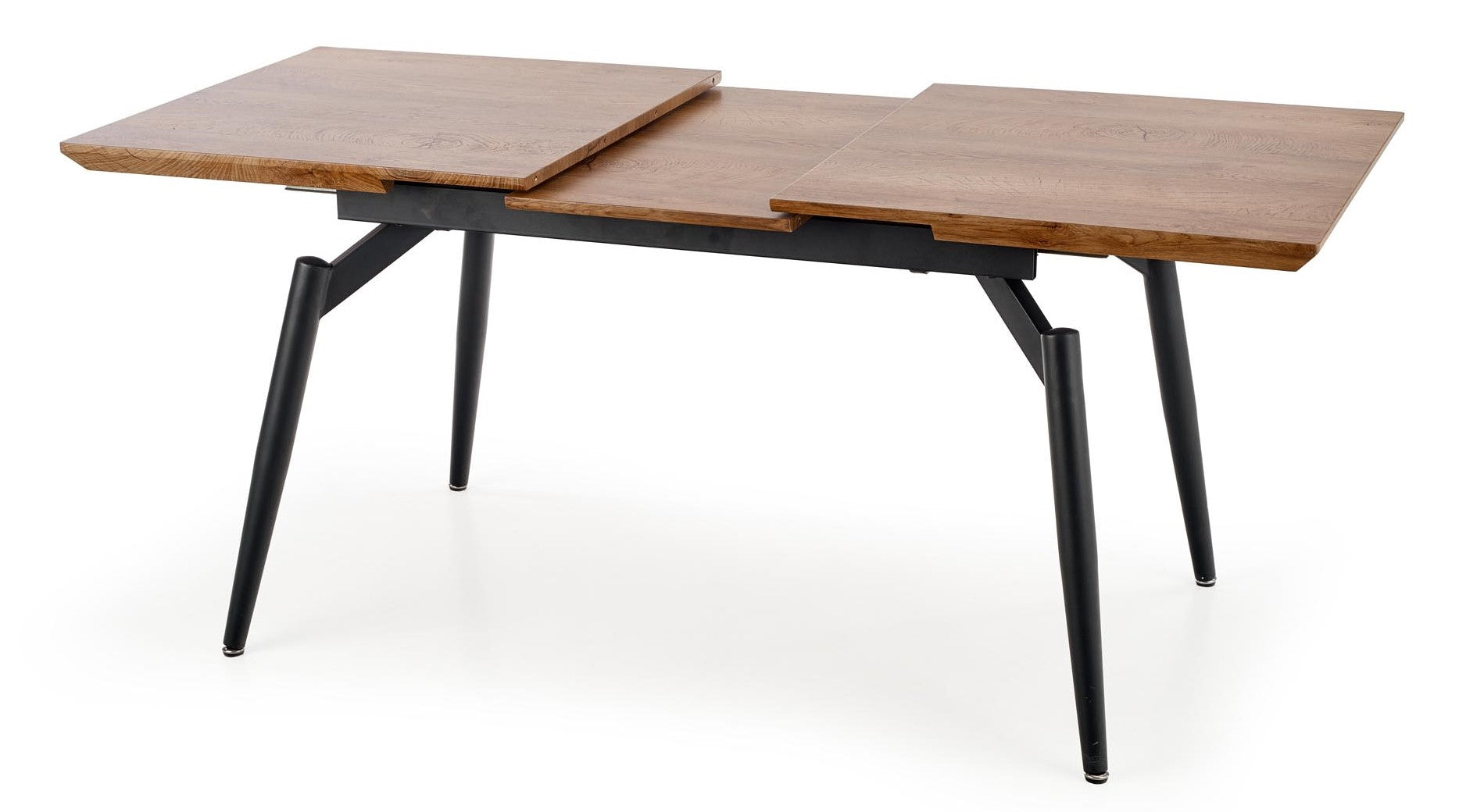 Kitchen Table East Vancouver | size: Length: 80cm, Width: 180cm, Height: 74cm | color: Black/Oak | image: 6 | variant: 1006831