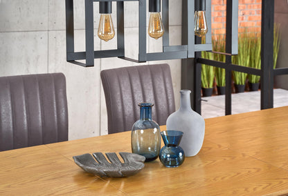 Kitchen Table East Washington D.C. | size: Length: 90cm, Width: 220cm, Height: 75cm | color: Black/Oak | image: 6 | variant: 1006861