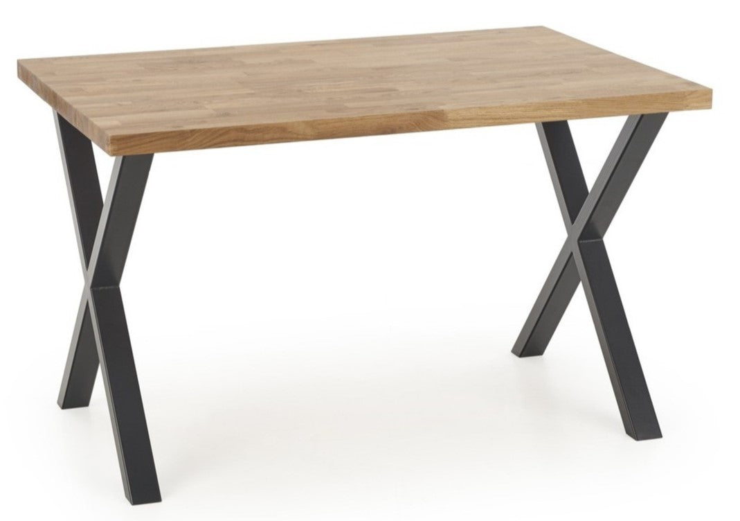 Kitchen Table East Washington | size: Length: 78cm, Width: 120cm, Height: 76cm | color: Black/Oak | image: 1 | variant: 1006834