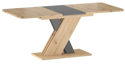 Kitchen Table Exel | size: Length: 85cm, Width: 180cm, Height: 76cm | color: Oak/Grey | image: 0 | variant: 1006547