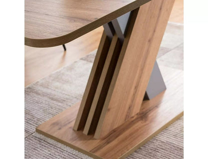 Kitchen Table Exel | size: Length: 85cm, Width: 180cm, Height: 76cm | color: Oak | image: 1 | variant: 1006549
