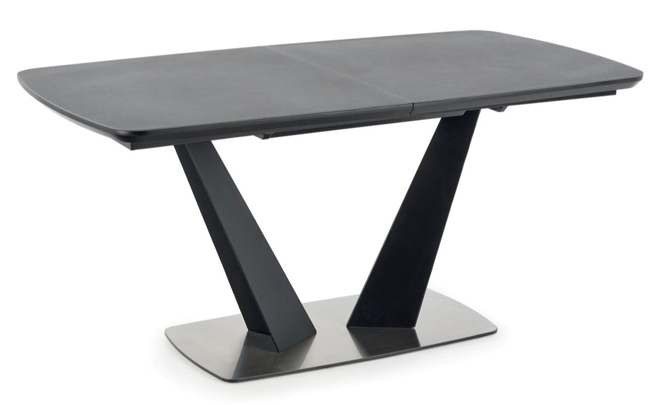 Kitchen Table Fangor | size: Length: 90cm, Width: 220cm, Height: 76cm | color: Black/Grey | image: 1 | variant: 1012349