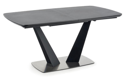Kitchen Table Fangor | size: Length: 90cm, Width: 220cm, Height: 76cm | color: Black/Grey | image: 1 | variant: 1012349