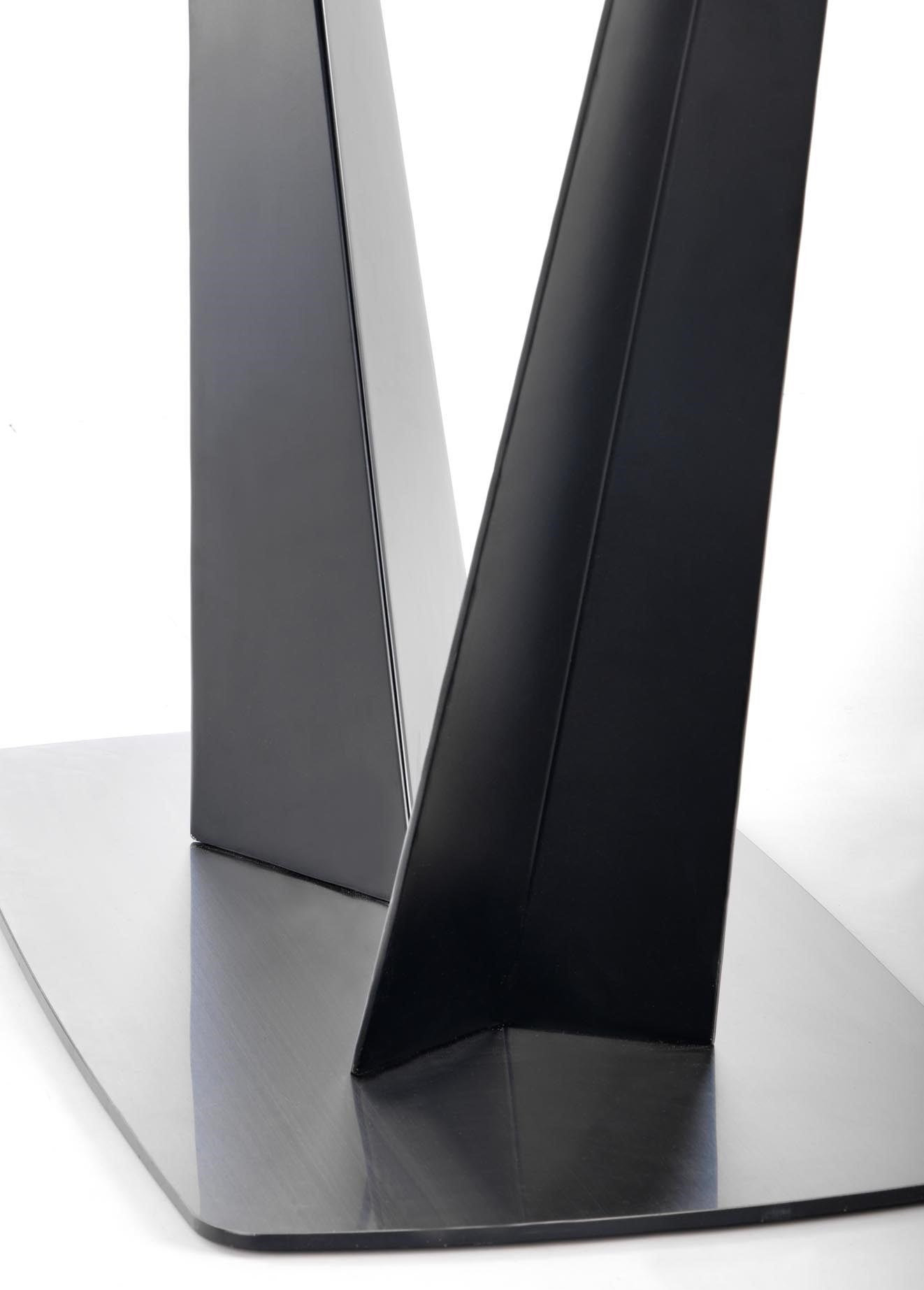 Kitchen Table Fangor | size: Length: 90cm, Width: 220cm, Height: 76cm | color: Black/Grey | image: 7 | variant: 1012349