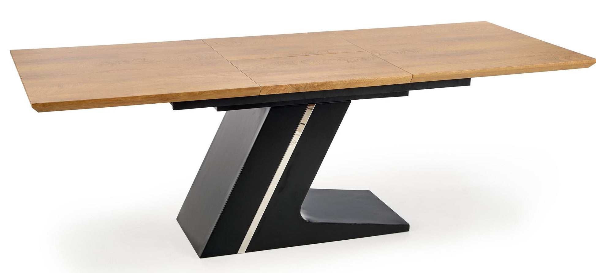 Kitchen Table Ferguson | size: Length: 90cm, Width: 220cm, Height: 75cm | color: Black/Oak | image: 2 | variant: 1011299