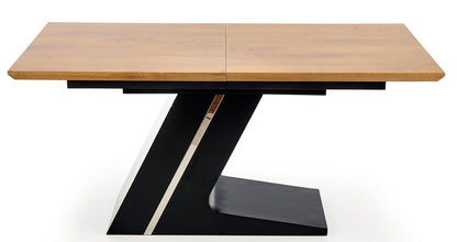 Kitchen Table Ferguson | size: Length: 90cm, Width: 220cm, Height: 75cm | color: Black/Oak | image: 5 | variant: 1011299
