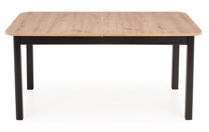 Kitchen Table Florian | size: Length: 90cm, Width: 228cm, Height: 76cm | color: Black/Oak | image: 2 | variant: 1006359