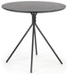 Kitchen Table Fondi | size: Length: 80cm, Width: 80cm, Height: 75cm, Diameter: 80cm | color: Black | image: 1 | variant: 1006454