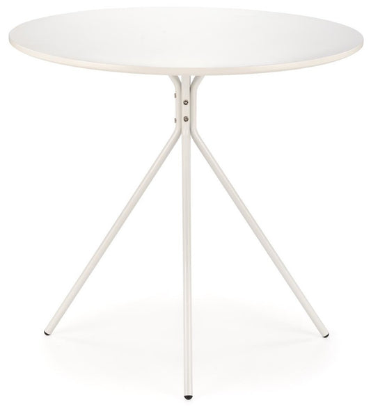 Kitchen Table Fondi | size: Length: 80cm, Width: 80cm, Height: 75cm, Diameter: 80cm | color: White | image: 1 | variant: 1006453