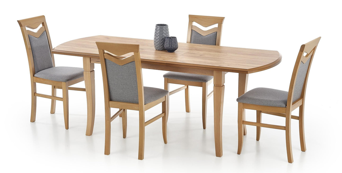 Kitchen Table Fryderyk | size: Length: 90cm, Width: 240cm, Height: 74cm | color: Oak | image: 3 | variant: 1006363