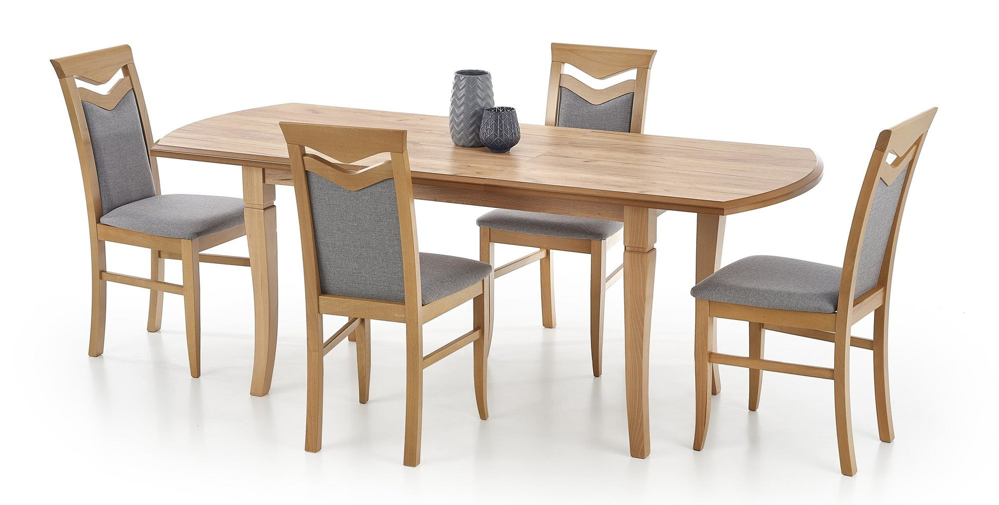 Kitchen Table Fryderyk | size: Length: 90cm, Width: 240cm, Height: 74cm | color: Oak | image: 3 | variant: 1006363