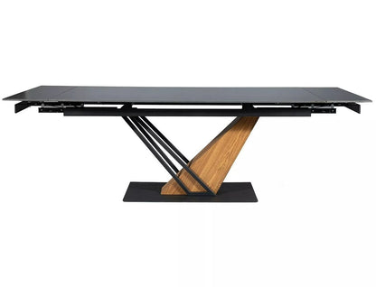 Kitchen Table Genesis 1 | size: Length: 90cm, Width: 240cm, Height: 75cm | color: Black | image: 2 | variant: 1006610