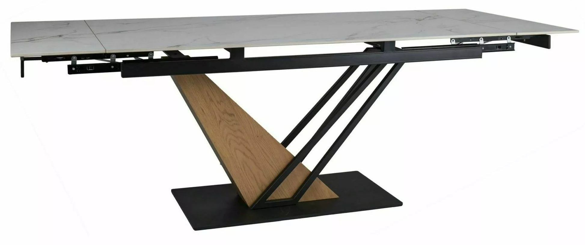 Kitchen Table Genesis 1 | size: Length: 90cm, Width: 240cm, Height: 75cm | color: White | image: 0 | variant: 1006609