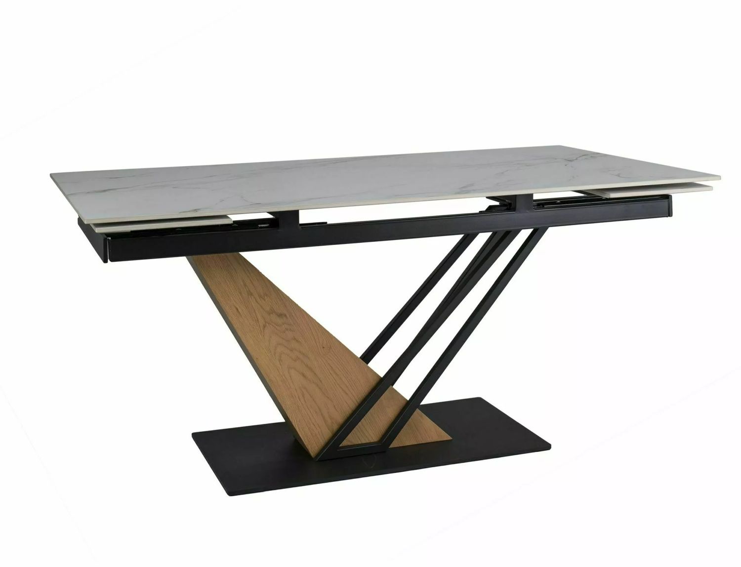 Kitchen Table Genesis 1 | size: Length: 90cm, Width: 240cm, Height: 75cm | color: White | image: 1 | variant: 1006609