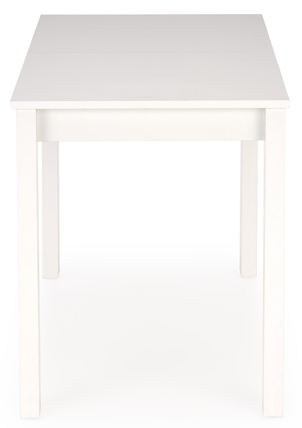 Kitchen Table Gino | size: Length: 60cm, Width: 135cm, Height: 75cm | color: White | image: 5 | variant: 1006367
