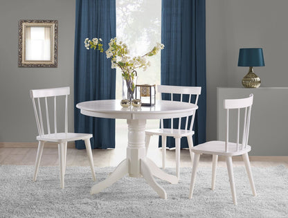 Kitchen Table Gloster | size: Length: 106cm, Width: 106cm, Height: 75cm, Diameter: 106cm | color: White | image: 2 | variant: 1011218