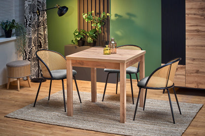 Kitchen Table Gracjan | size: Length: 80cm, Width: 160cm, Height: 76cm | color: Artisan/Oak | image: 1 | variant: 1006376