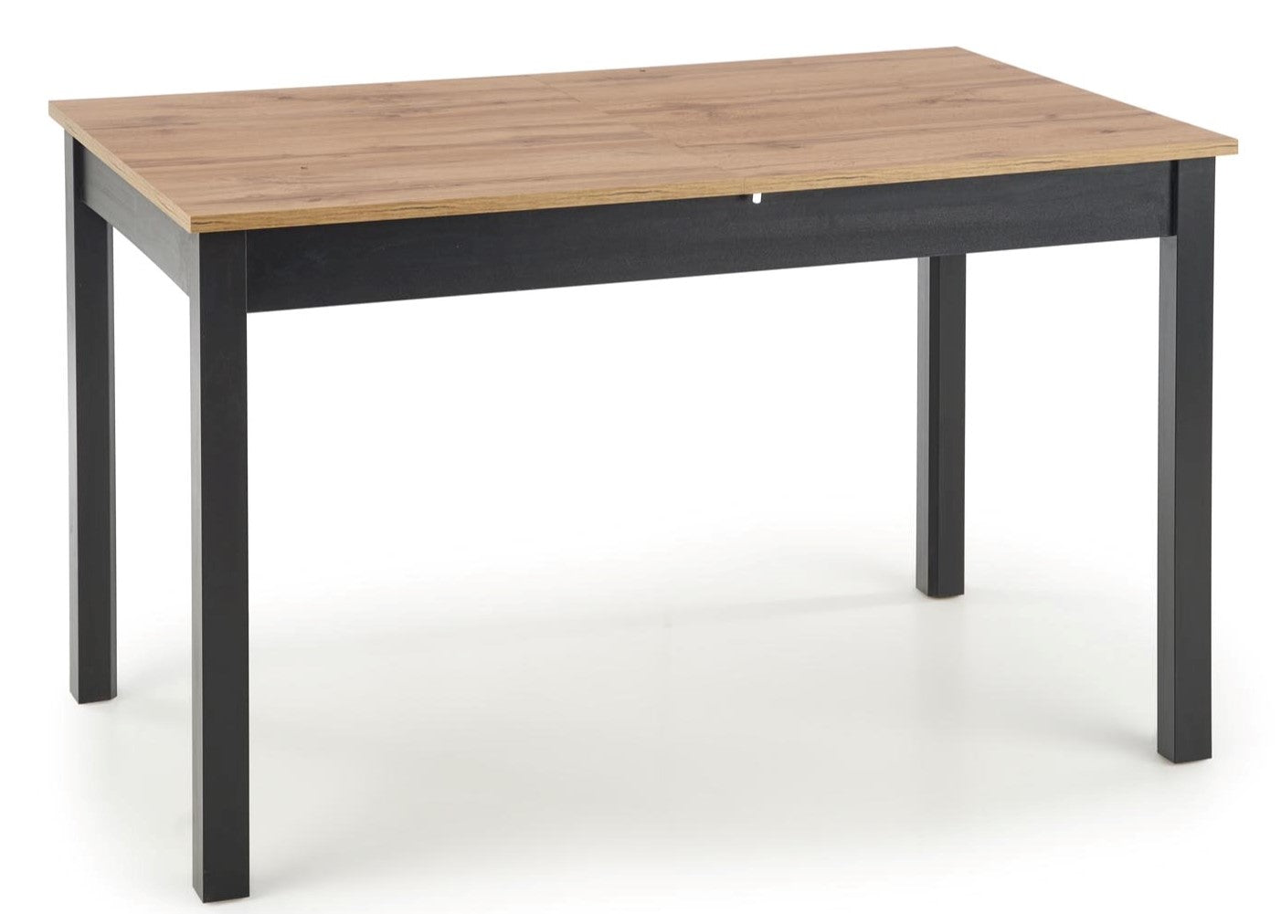 Kitchen Table Greg | size: Length: 74cm, Width: 168cm, Height: 75cm | color: Black/Oak | image: 1 | variant: 1012351