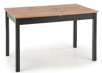 Kitchen Table Greg | size: Length: 74cm, Width: 168cm, Height: 75cm | color: Black/Oak | image: 1 | variant: 1012351