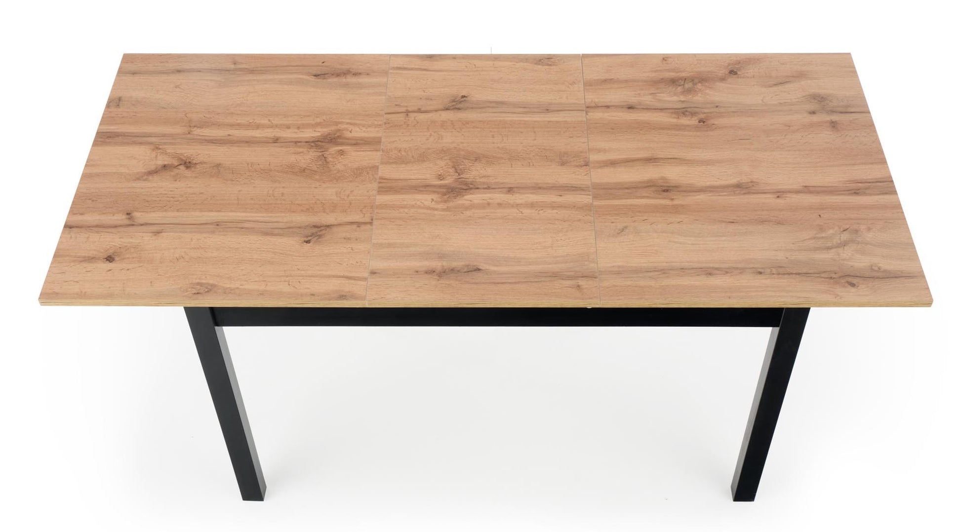 Kitchen Table Greg | size: Length: 74cm, Width: 168cm, Height: 75cm | color: Black/Oak | image: 7 | variant: 1012351