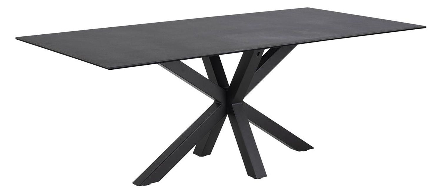 Kitchen Table Heaven | size: Length: 100cm, Width: 200cm, Height: 75.5cm | color: Black | image: 0 | variant: 1006511