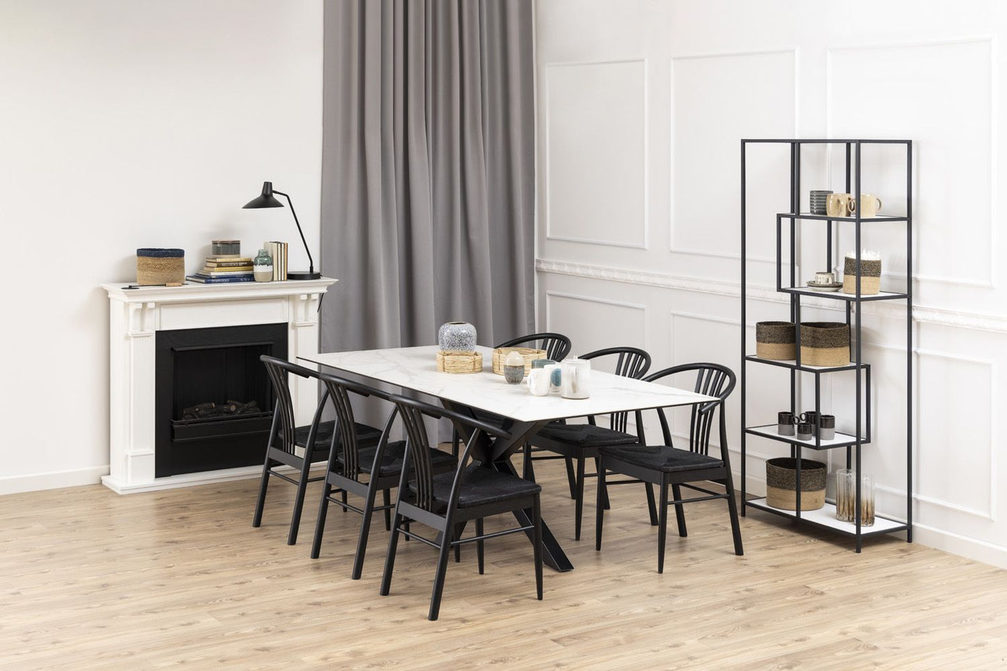 Kitchen Table Heaven | size: Length: 100cm, Width: 200cm, Height: 75.5cm | color: White | image: 2 | variant: 1006512