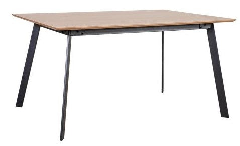 Kitchen Table Helena | size: Length: 90cm, Width: 160cm, Height: 75cm | color: Black/Oak | image: 1 | variant: 1011262