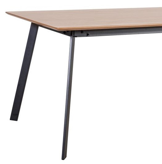 Kitchen Table Helena | size: Length: 90cm, Width: 160cm, Height: 75cm | color: Black/Oak | image: 2 | variant: 1011262