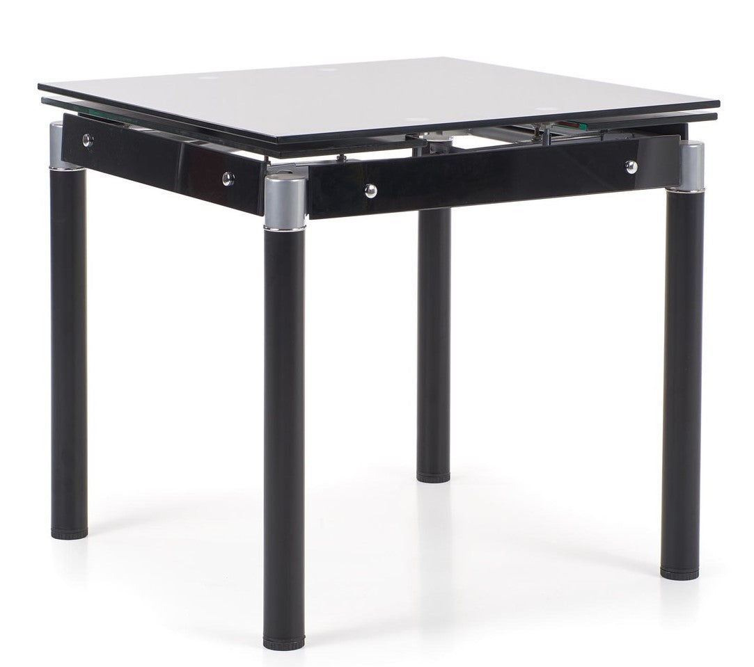 Kitchen Table Kent | size: Length: 80cm, Width: 130cm, Height: 76cm | color: Black | image: 1 | variant: 1006431