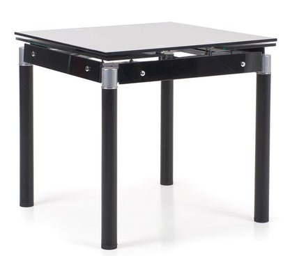 Kitchen Table Kent | size: Length: 80cm, Width: 130cm, Height: 76cm | color: Black | image: 1 | variant: 1006431