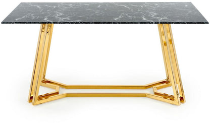 Kitchen Table Konami | size: Length: 90cm, Width: 160cm, Height: 75cm | color: Black | image: 1 | variant: 1012804