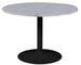Kitchen Table Lausanne | size: Length: 110cm, Width: 110cm, Height: 75cm, Diameter: 110cm | color: White/Black | image: 0 | variant: 1001578