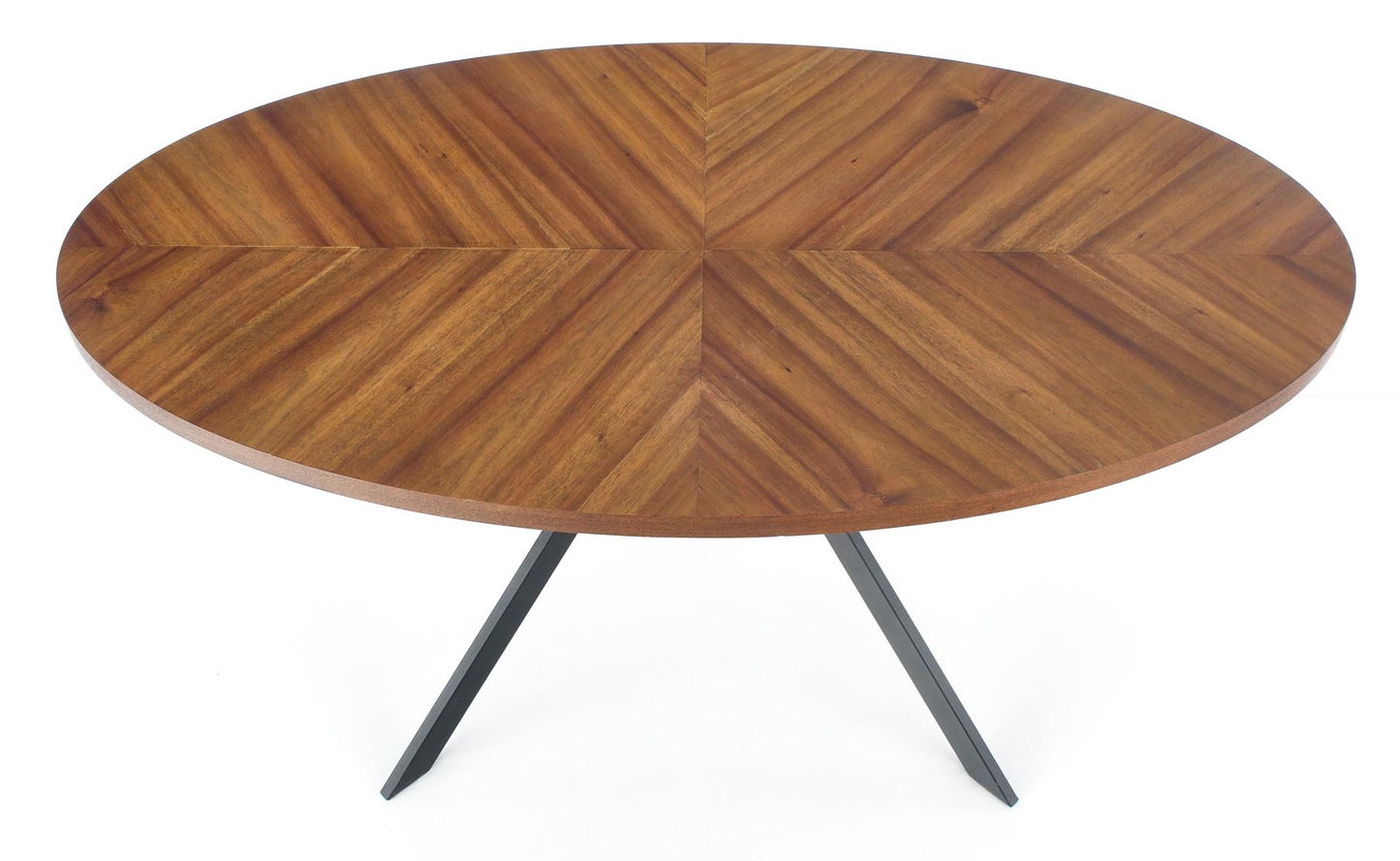 Kitchen Table Locarno | size: Length: 90cm, Width: 170cm, Height: 75cm | color: Black/Walnut | image: 7 | variant: 1012577