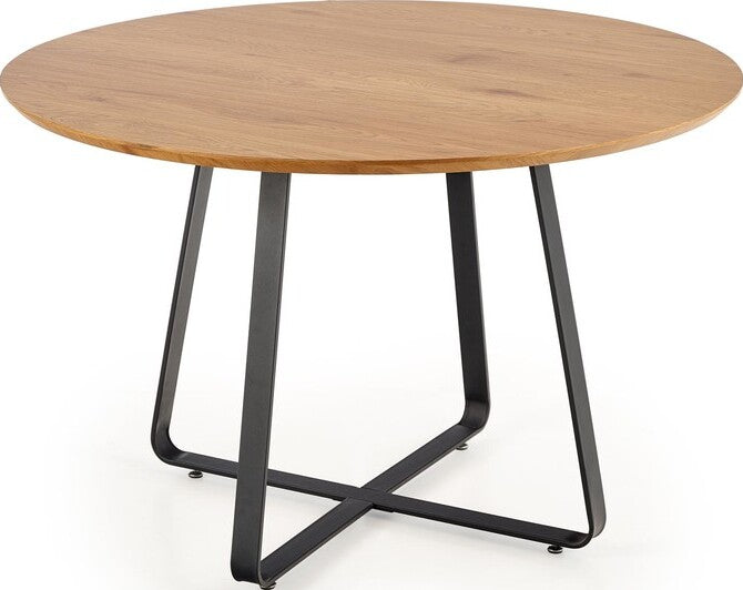 Kitchen Table Looper 2 | size: Length: 120cm, Width: 120cm, Height: 78cm, Diameter: 120cm | color: Oak | image: 1 | variant: 1011215
