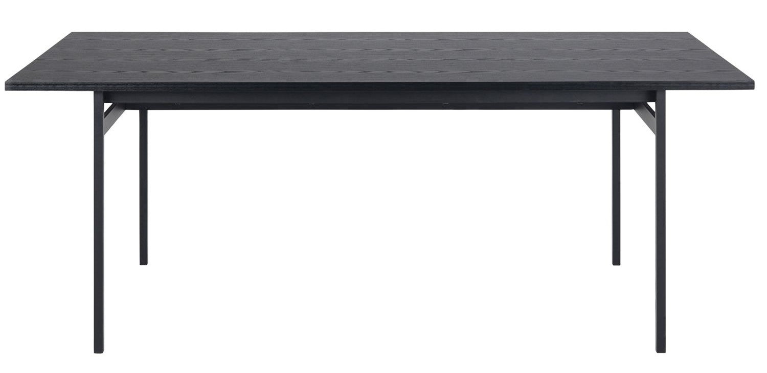 Kitchen Table Loughborough | size: Length: 90cm, Width: 200cm, Height: 74cm | color: Black | image: 2 | variant: 1005670
