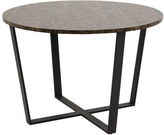 Kitchen Table Lucerne | size: Length: 110cm, Width: 110cm, Height: 75cm, Diameter: 110cm | color: Brown | image: 1 | variant: 1005990