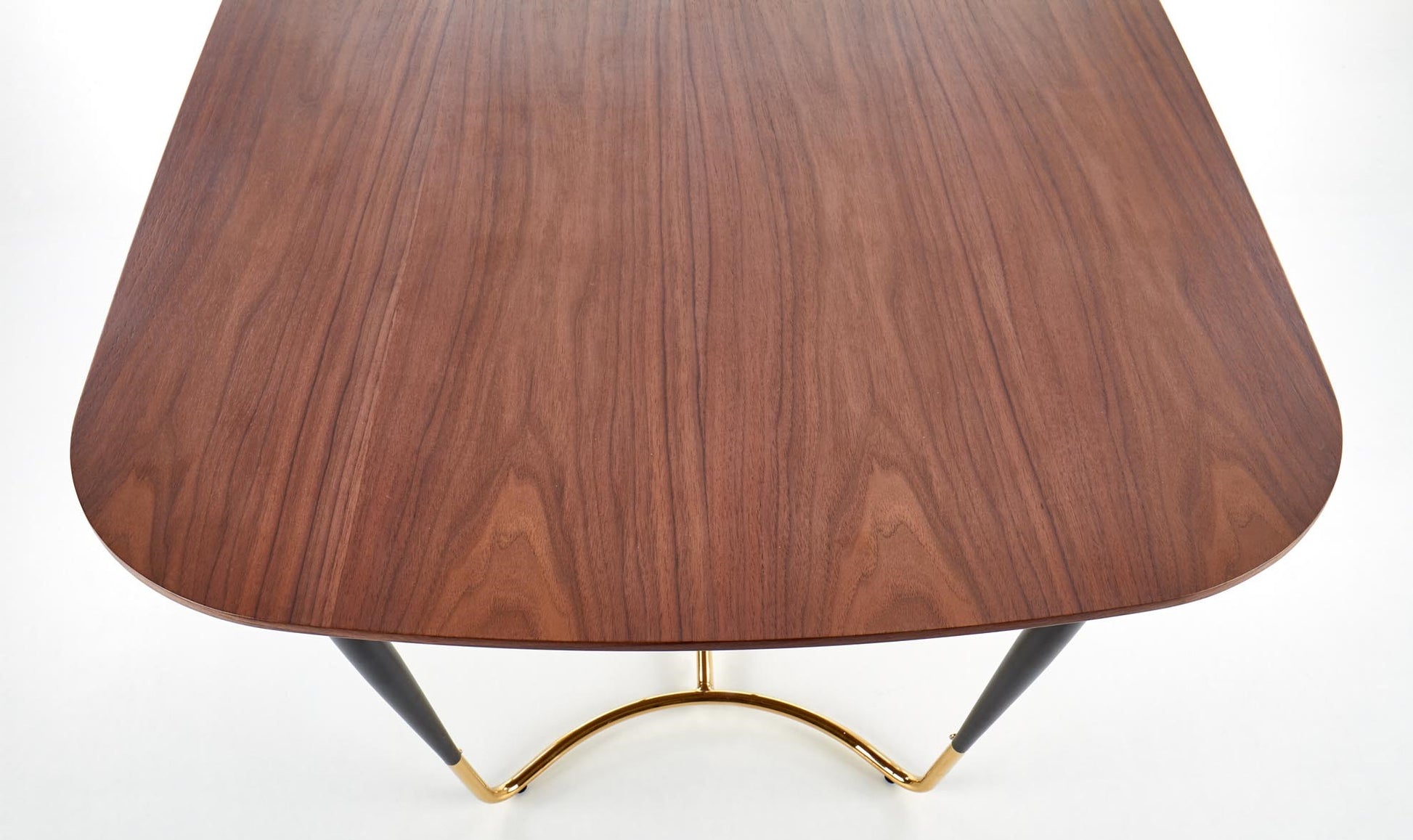 Kitchen Table Manchester | size: Length: 90cm, Width: 180cm, Height: 76cm | color: Black/Walnut | image: 7 | variant: 1011279